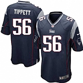 Nike Men & Women & Youth Patriots #56 Tippett Navy Blue Team Color Game Jersey,baseball caps,new era cap wholesale,wholesale hats